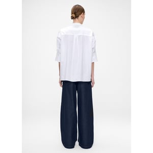 Zenggi Poplin cuf short sleeve shirt blouses x04-1015 630