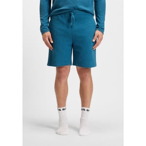Men's Boss Waffle Shorts 10269584 01 Pyjama Short Mens in Blue