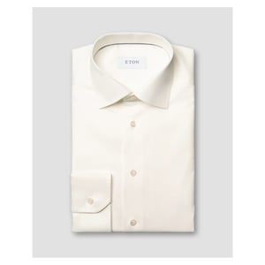 Eton Solid signature twill shirt lange mouw overhemden 100012342