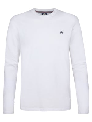 Petrol Industries - Heren Jersey T-shirt met lange mouwen Tormenta - Wit