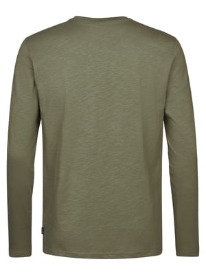 Petrol Industries - Heren Jersey T-shirt met lange mouwen Tormenta - Groen