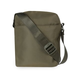 Accessories Spiral Rectangle Cross Body Bag with Black Hardware in Olive