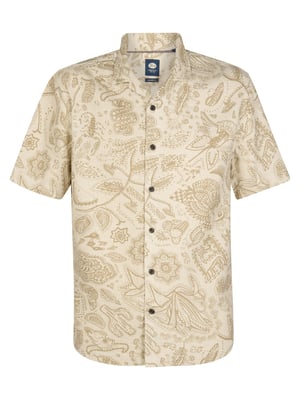 Petrol Industries - Heren All-over print overhemd Renegade - Wit