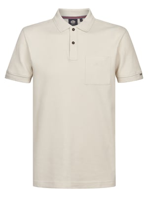 Petrol Industries - Heren Piqué polo Pistón - Wit