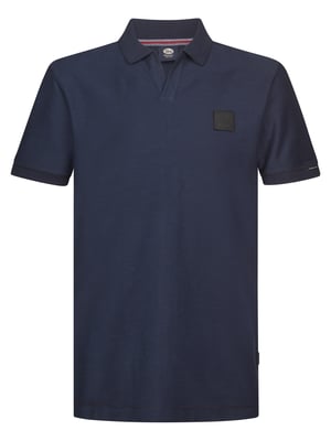 Petrol Industries - Heren Piqué polo BroncoRacer - Blauw