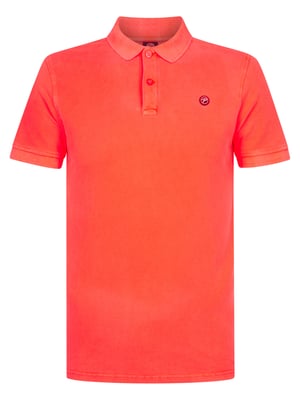 Petrol Industries - Heren Klassieke Polo Dolphin - Roze