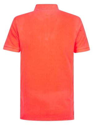 Petrol Industries - Heren Klassieke Polo Dolphin - Roze