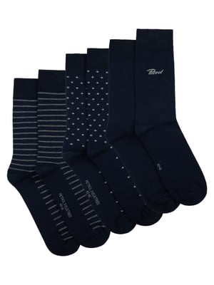 Petrol Industries - Heren 3-pack sokken Negiliq - Blauw