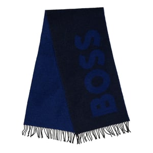 Accessories Boss 1 10242494 01 Midweight Scarve Mens in Dark Blue