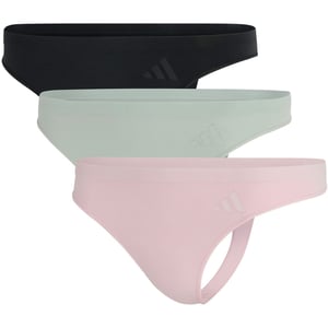 Women's adidas Low Rise Thong 3pk in .Assorted