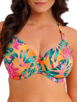 Sunset Reef Halter Bikini Top