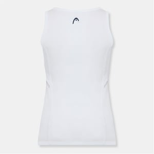 Women's Head Scoop Neck Slim Fit Jersey Tank in .White