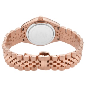 GV2 Naples Women's Silver Dial Rose Gold Watch