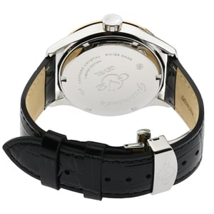 GV2 Men's Giromondo Green Dial Black Calfskin Leather Watch