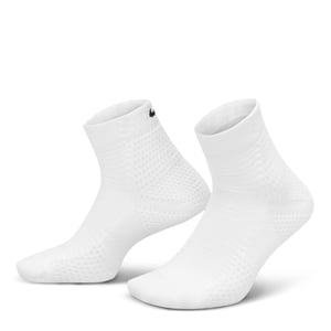 Men's Nike Unicorn Junior Ankle Trainer Socks in White/Black