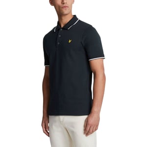 Lyle & Scott Mens Polo Shirt Tipped Short Sleeve Summer Cotton Jersey Golf Tee