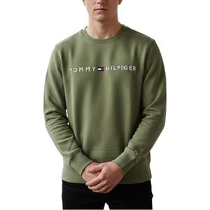 Tommy Hilfiger Mens Sweatshirt Terry Cotton Embroidered Logo Pullover Jumper