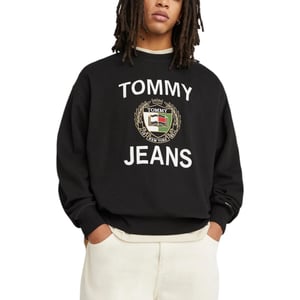 Tommy Hilfiger Mens BOXY LUXE CREW Sweatshirt Long Sleeve Casual Cotton Top