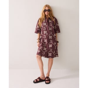 Summum 5s1661-12446 334 dress cotton embroidered deepfig