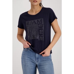Monari  t-shirt with rhinestones 410614 755