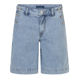 Red Button Bibette short & buttons denim