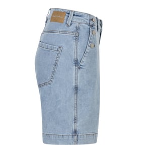 Red Button Bibette short & buttons denim