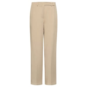 Smashed Lemon Dames zachte wijde pantalon met rechte pijpen |