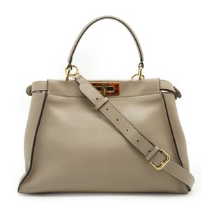 Fendi leren handtas Peekaboo