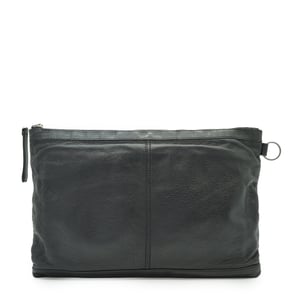 Balenciaga leren clutch met clipsluiting