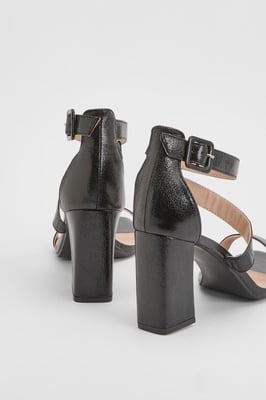 Faith: Phoebe Strap Block High Heel Sandals
