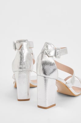 Faith: Phoebe Strap Block High Heel Sandals