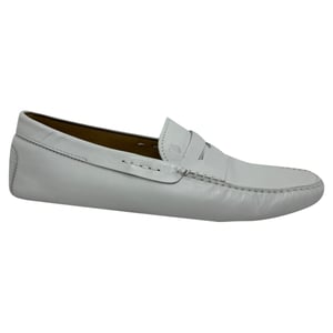 Tod's Gommino loafers in lichtgrijs leer