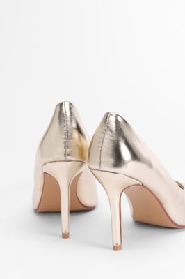 Sidnie Faux Leather Stiletto High Heeled Court Shoes