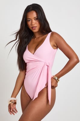 Tummy Control Wrap Detail Swimsuit