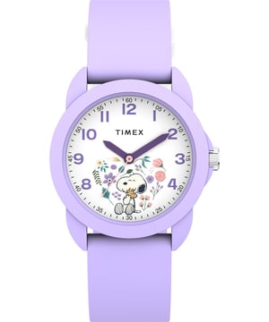 Timex Peanuts Time Teacher Kind Horloge Paars TW2Y51200