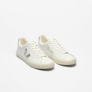 Veja Esplar Leren Witte Sneakers Voor Vrouwen