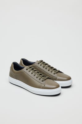Ben Sherman Ace Cupsole Läder Herrskor i Olivgrön