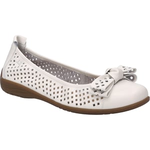 JOSEF SEIBEL Dames Ballerina Fenja 24 in wit