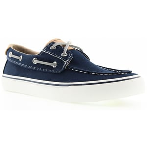 Sperry Helm 2-Eye Textil Herrars Marinblå Båtsskor