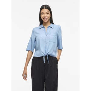 Vila Vitea 2/4 tie denim top