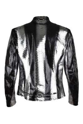 Philipp Plein Läderjacka Silver