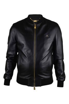 Billionaire Leren jas Zwart