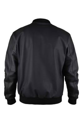 Philipp Plein Leren jas Zwart