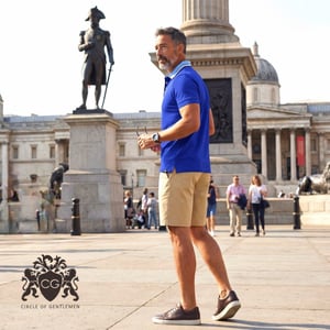 Circle of Gentlemen Polo SS Kevin Polo Blauw
