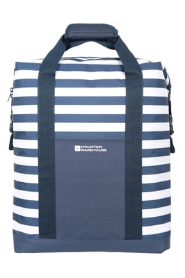 Unisex Insulated Backpack with Carry Handles Summer Cool Bag Navy