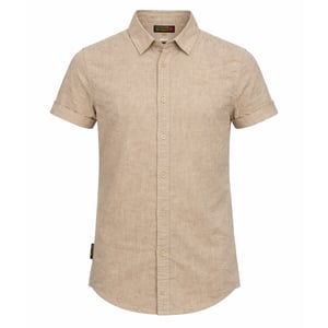 Norlund Overhemden Cran Linnen Shirt Beige