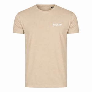 Ballin Est. 2013 T-shirt SS Baktryck Kors T-shirt Beige