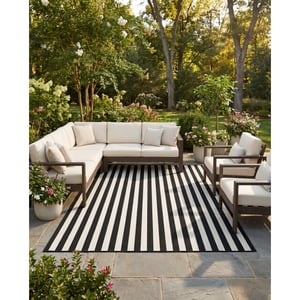 Muratap Buitenkleed brussels santo wit- 160x230 cm