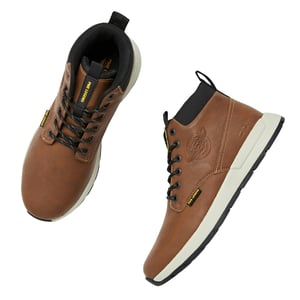 PME Legend Sneakers Ribber Mid Bruin