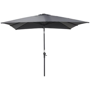 Garden Impressions Lotus parasol 250x250 cm carbon black donker grijs